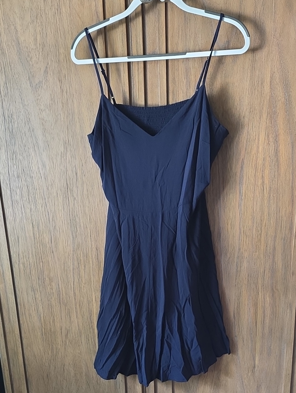 Gap Mini Dress Adjustable Straps Elastic Back, Size L